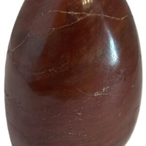 Polished carnelian standing freeform specimen5 1 sians emporium Smooth polished carnelian standing freeform with deep red and terracotta tones natural mineral veining and a flat self standing base
